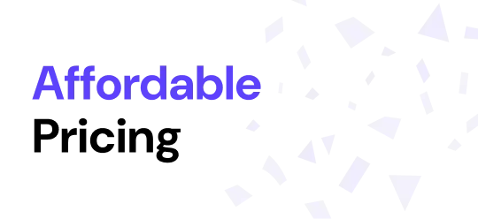 Affordable Pricing