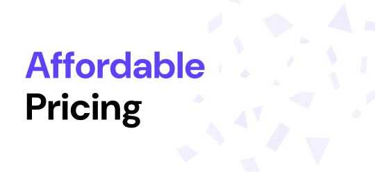 Affordable Pricing